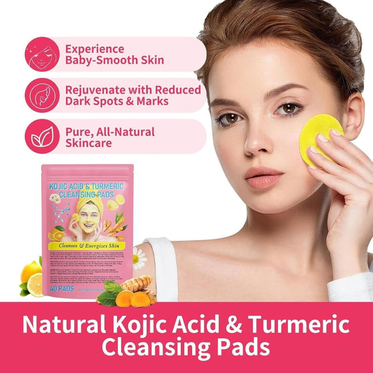 Saudiza Orignial Tumeric & Kojic Acid Brightening Pads