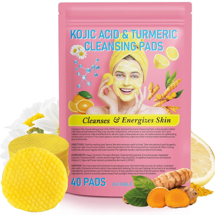 Saudiza Orignial Tumeric & Kojic Acid Brightening Pads